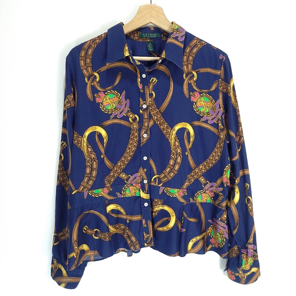 Lauren Ralph Lauren Bridle Belts & Crests Shirt